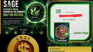 SAGE TOKEN || HOW TO MINE AND INCREASE MINING RATE....