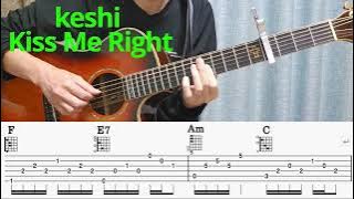 Download lagu keshi - 'Kiss Me Right' guitar (with tab)