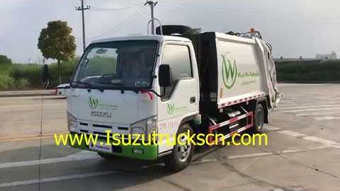 Japanese Refuse compactor truck Isuzu 3tons by Powerstar trucks
