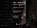 10 habits of Dark Feminine Mindset Women | Girl Power Motivation #shorts #youtube #trending #viral