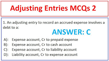 Adjusting Entries MCQs | Senior Auditor Test Preparation | Adjustments | Commerce MCQs | Accounting