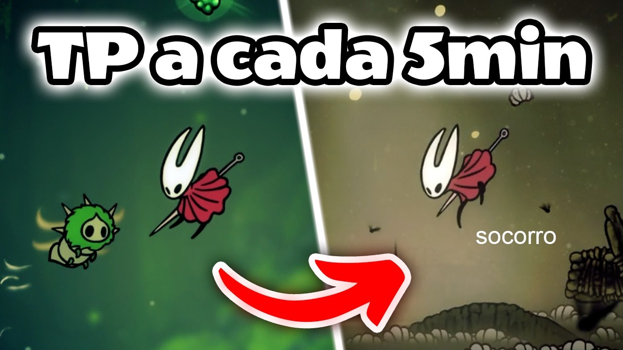 Silksong, mas sou teleportada a cada 5 MINUTOS!