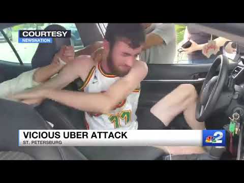 Pinellas County Uber driver violently attacked by rider