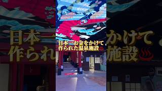 24億円かけて作られた温泉施設いってみた♨️#fyp #湯楽城 #温泉