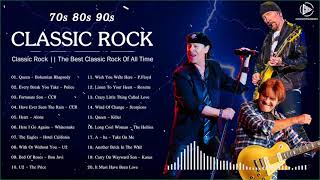 Classic Rock || The Best Classic Rock Of All Time || Queen, The Police, CCR, Heart, Whitesnake