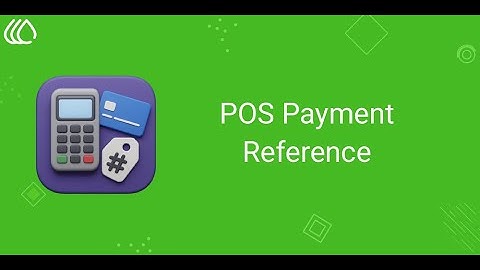 Odoo POS Payment Reference || INKERP
