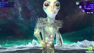 Alien vs Triangles Nvidia Demo on GTX 460
