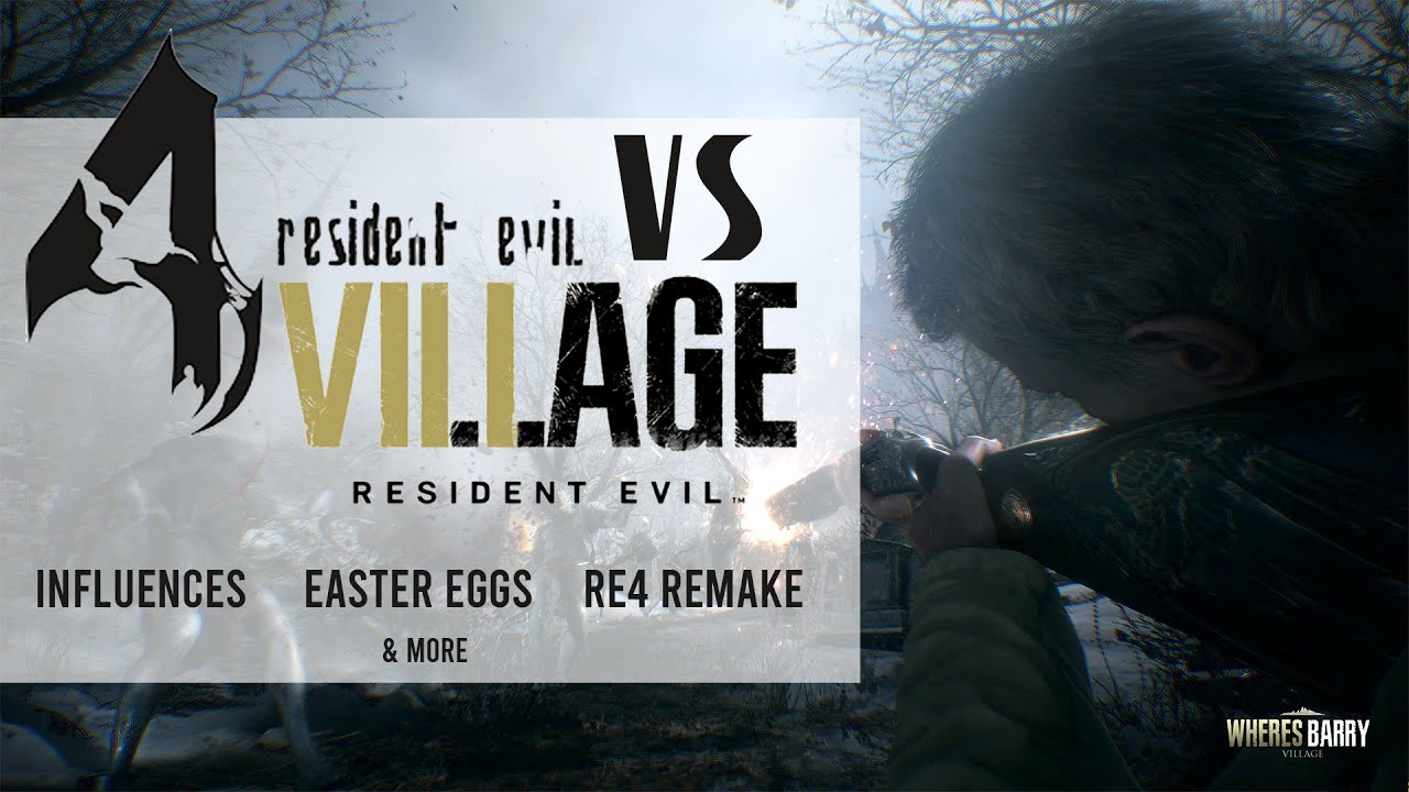 Resident Evil 4 Remake vs. RE8 Village - Physics & Details Comparison 
