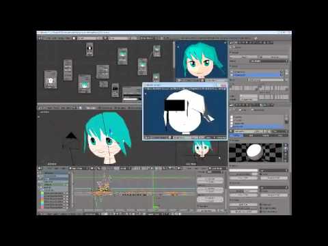 Blenderでアニメ塗り Youtube