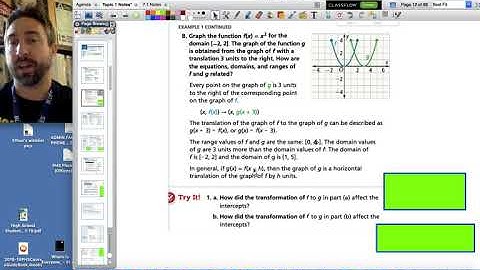 1.2 Video Notes (part 1) Translations & Reflections