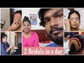 DIML | Bridal makeup, Gift unboxing with Ram, Febbie food Haul, Chocolate banana milkshake recipe