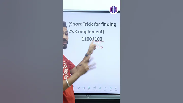 Short ⏳Trick for 2’s Complement #numbersystem #computer #cbse #gate #ugcnet #computerscience