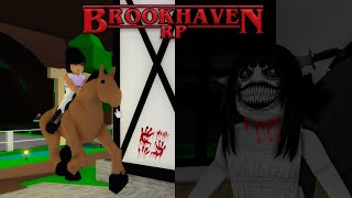 HIS TRAGIC DESTINY WILL MAKE YOUR BLOOD FREEZE 🩸 ON BROOKHAVEN 🏡 RP! Roblox horror movie