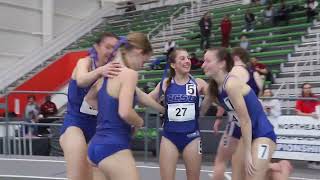 Back-to-Back! A look back at the women's track and field NEC Championship.