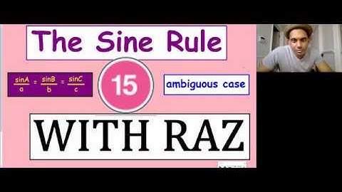 Sine Rule The Ambiguous Case