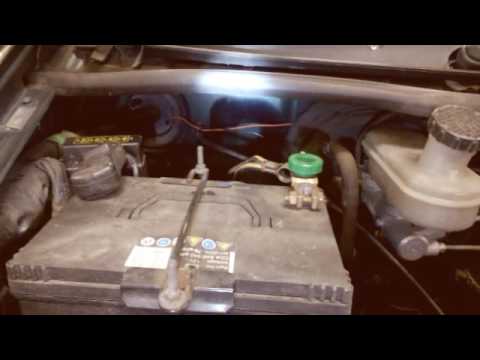 Mazda Bongo low coolant alarm installation