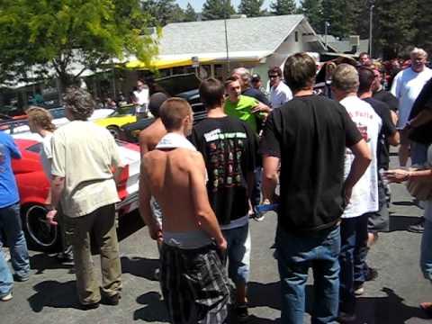 Fight At Wrightwood Car Show 09