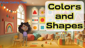 2 - Colors & Shapes for Kids! Fun Intro to Patterns & Coding (Preschool Learning)