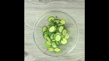 Hướng dẫn cách làm salad dưa chuột kiểu Thái - Thai cucumber salad
