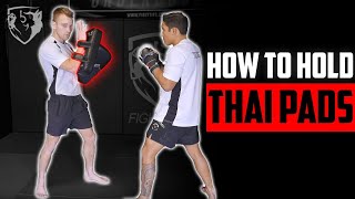 How To Hold Thai Pads (Punches/Kicks/Knees/Elbows) screenshot 5