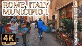 Walking in beautiful Rome at Christmas December 2019 , Municipio | Italy, 4K