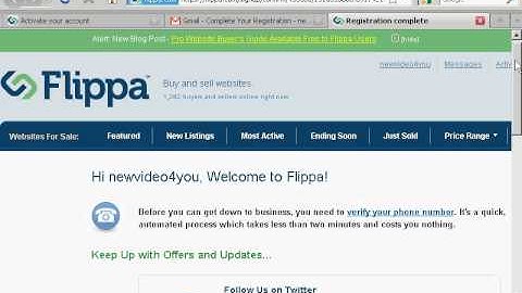 21 - How to Register A Flippa Account.avi