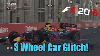 F1 2016 | Crazy 3 Wheel Car Glitch!