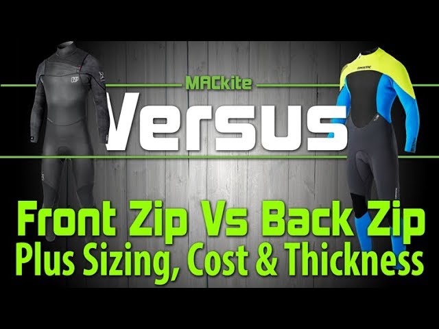 Wetsuits: Front Zip Vs Back Zip - Versus Ep 07 - MACkiteboarding