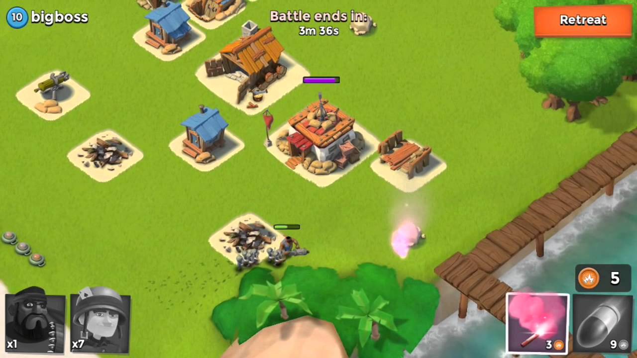 Boom Beach Let's Play Episode 6 1st Player Attack (+Winners) YouTube