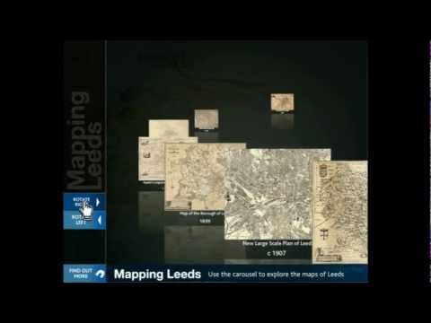 Leeds City Museum Mapping Leeds - Touchscreen Interactive
