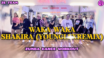 WAKA WAKA ➖ SHAKIRA (YOUNGLEXREMIX) / ZUMBA / DANCE WORKOUT / ZE TEAM / INSPIRASI CHOREO BY ZIN GELY