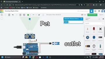 Automatic Pet feeder using Tinkercad