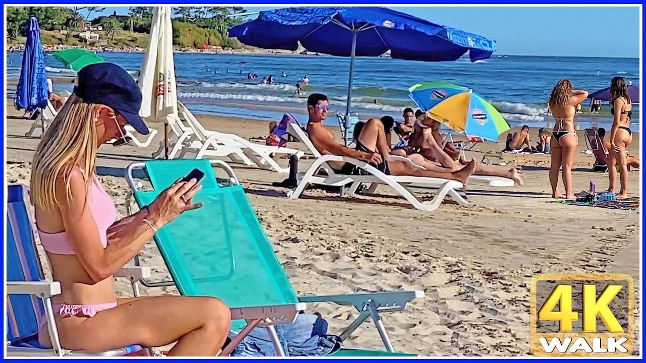 【4K】WALK ATLANTIDA Canelones Uruguay 4K video Travel vlog