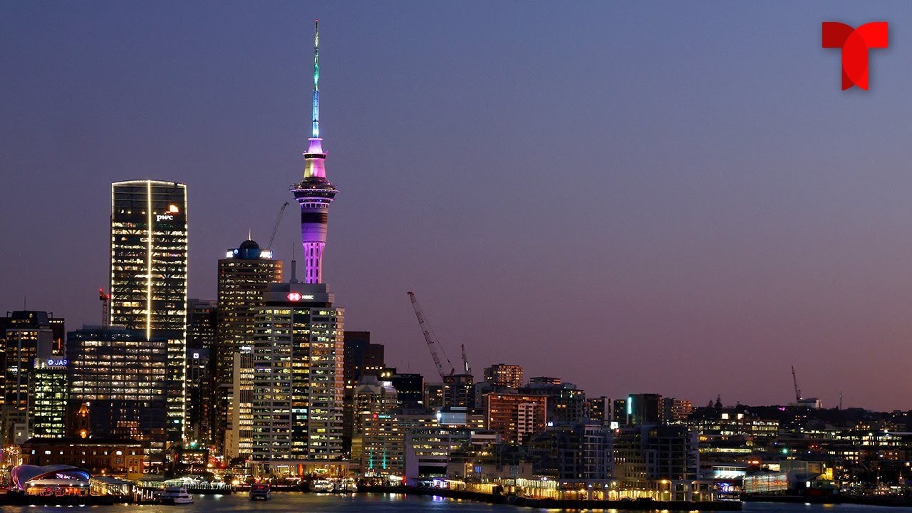 Nueva Zelanda celebra la llegada del Año Nuevo 2026 con fuegos artificiales