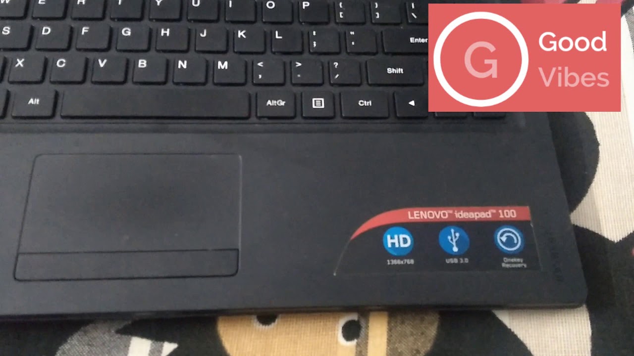 No Power Button In Lenovo Ideapad 100 Youtube