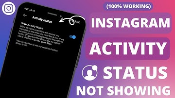 Instagram Activity Status Not Showing - [FIXED]
