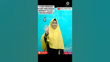 CARA MEMAKAI HIJAB YANG BENAR MENURUT ISLAM || Rishah Elfadh#shorts