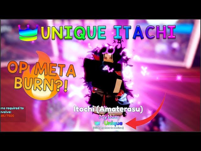 NEW* ITOCHI (SUSANOO) IS INSANELY OP! META BURN UNIT *UPDATE 10.7.5* In Anime  Adventures! Roblox 