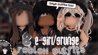 Four emo grunge roblox outfits with matching hats and accessories – Artofit