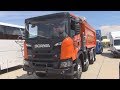 Scania G 410 XT B8x4Hz CNG Tipper Truck (2019) Exterior and Interior