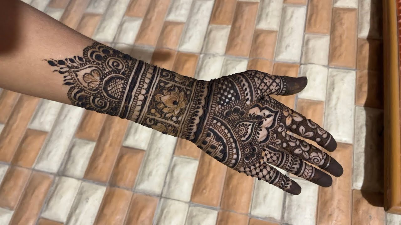 Simple mehndi tutorial 😃🌸