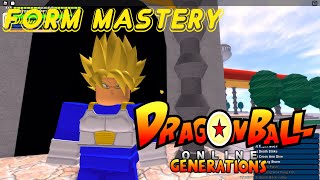 FORM MASTERY AND TRANSFORMATION BAR! l Dragon Ball Online Generations