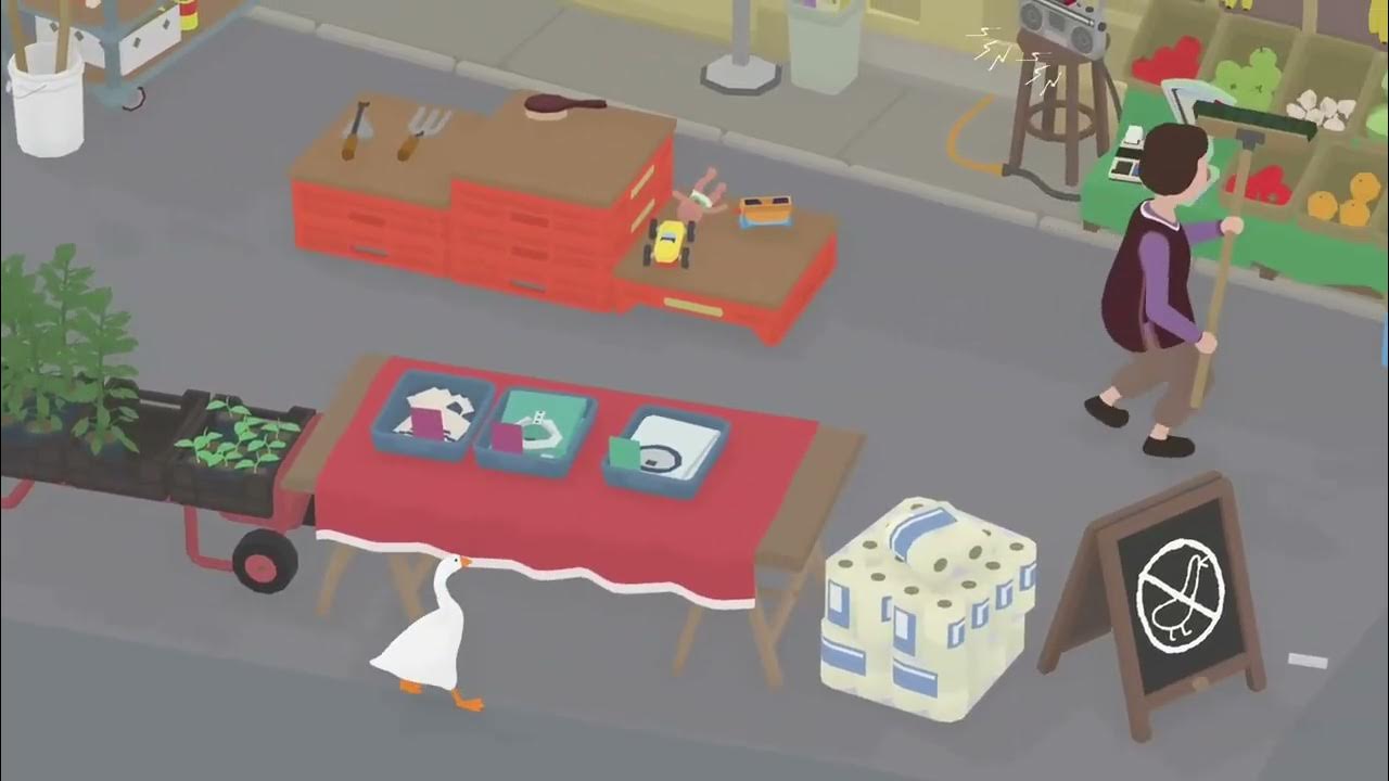 Untitled Goose Game Noisy Make the shop scales go ding YouTube