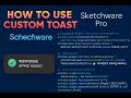 How to make custom toast in sketchware tutorial 2025 Hindi #sketchware