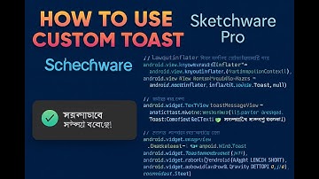 How to make custom toast in sketchware tutorial 2025 Hindi #sketchware