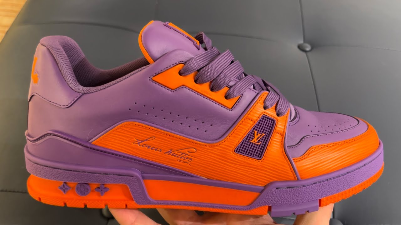 vuitton sneaker purple