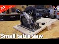 【テーブルソーDIY】小加工に便利なコンパクトテーブルソーを作る