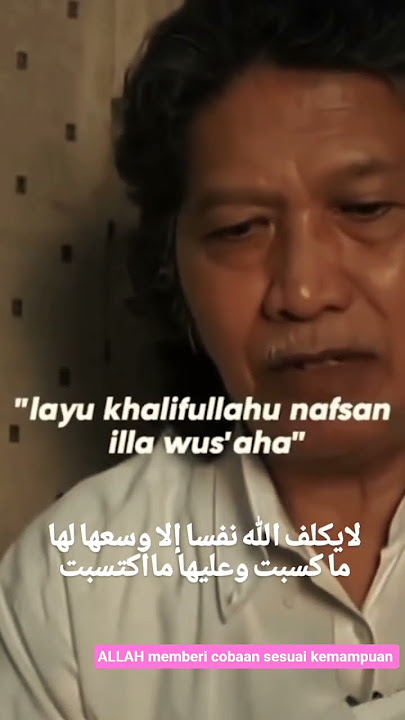 Cobaan sesuai dengan kemampuan. #kiaiku #motivasi #quotes #caknun
