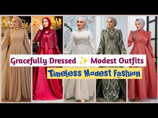Modest Outfit Ideas | Hijab Outfit Ideas | Modest Evening Gown | Modest Wedding Dresses