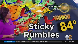 New York Weather: Unsettled Stretch Moves In